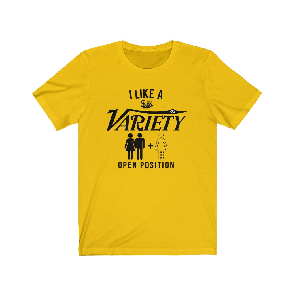 Strange Luv Clothing I like Variety Tee