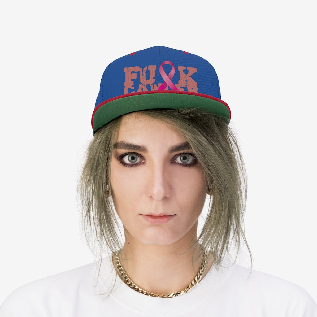 F$%# Cancer flat bill hat